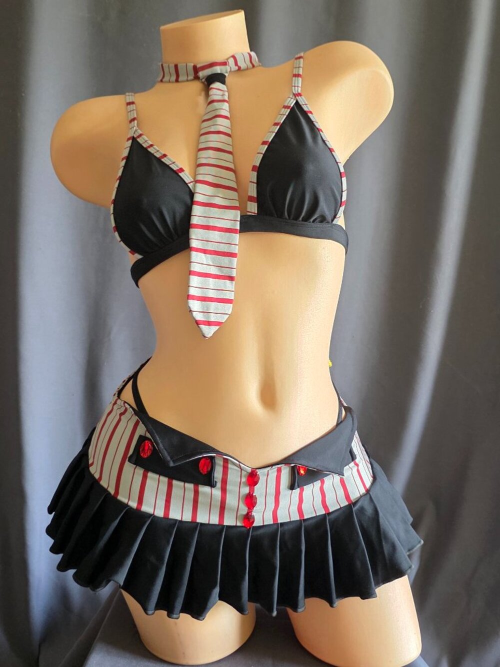 4 Piece School Girl Costume